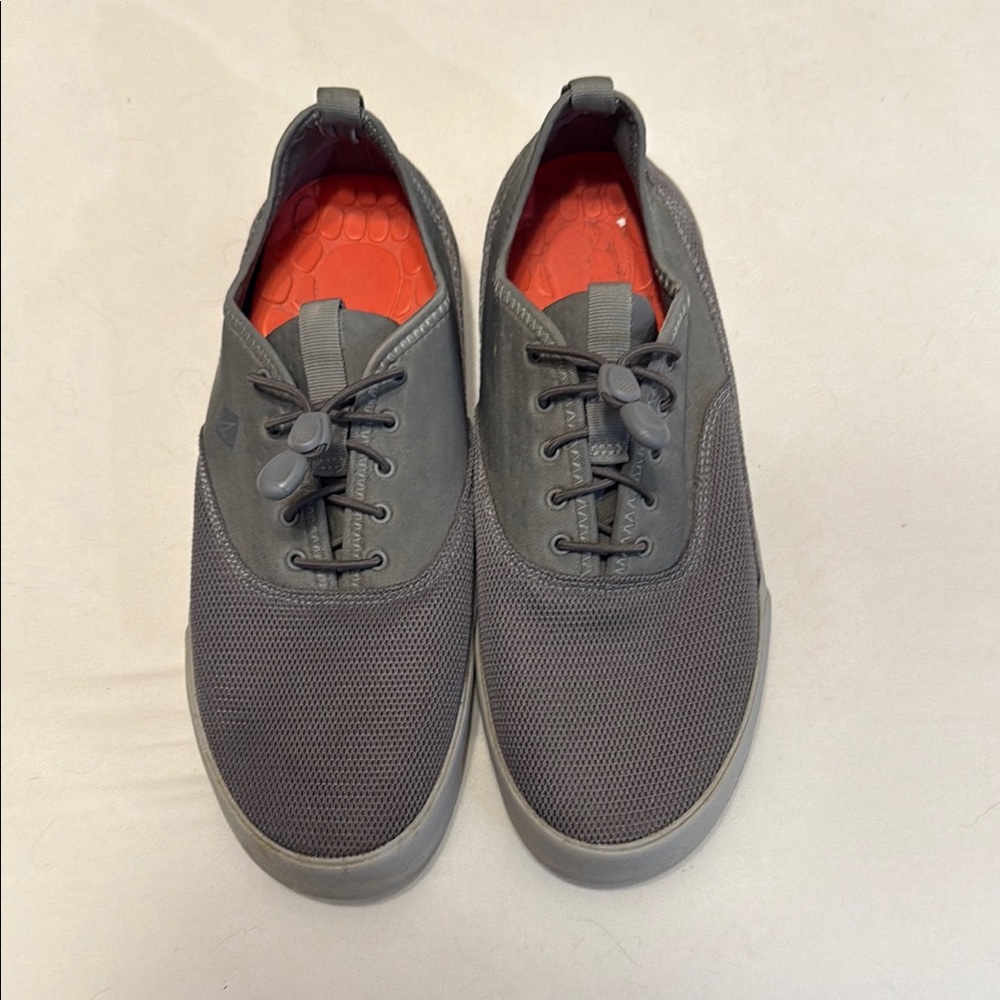 Sperry Gray Boat Shoes Sleek Design